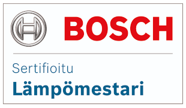 Lujaputki on Bosch sertifioitu lämpömestari